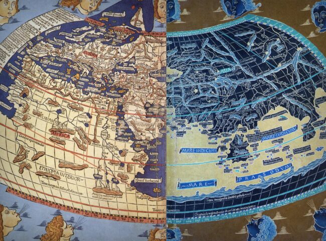 Sailing through the history of maps