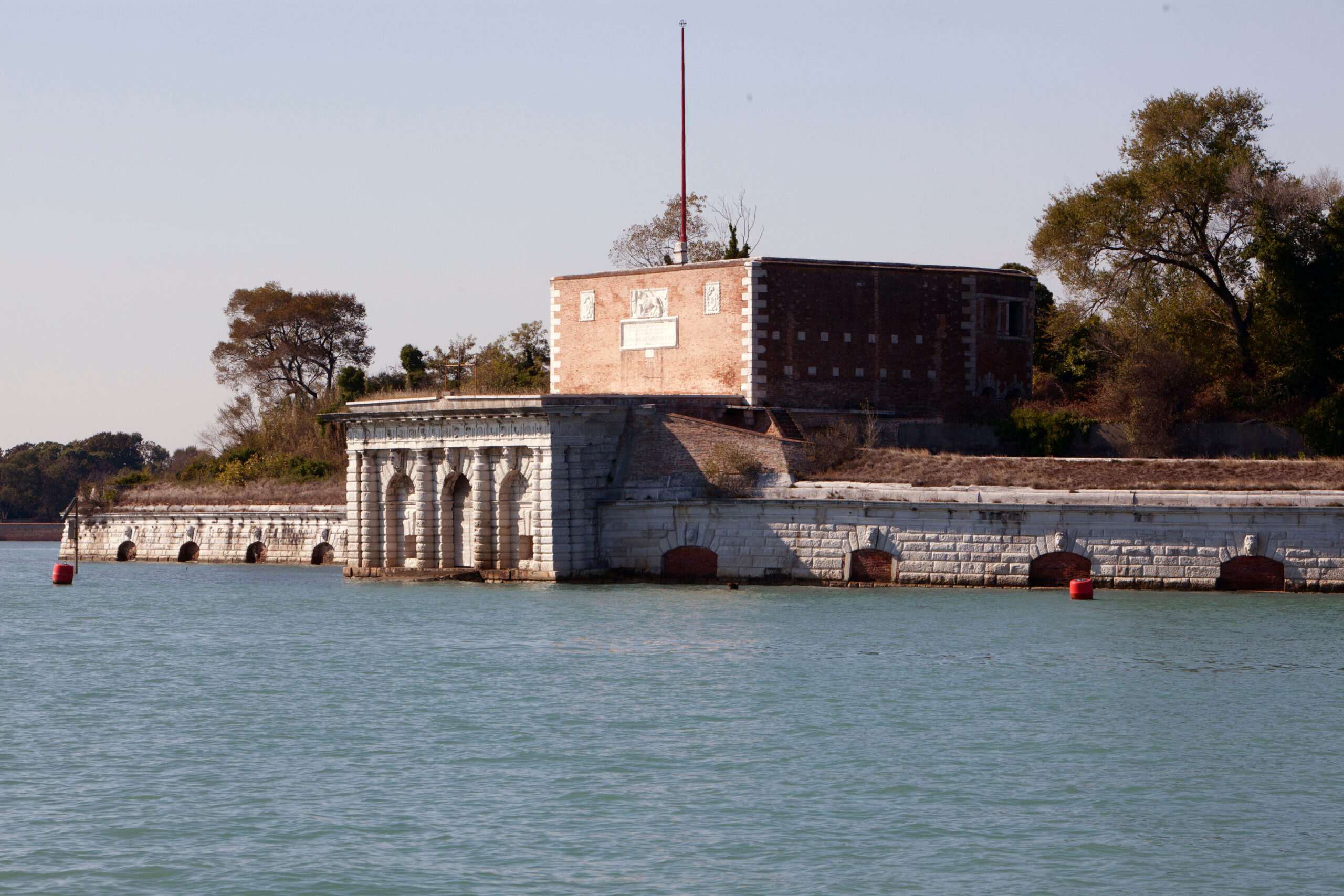 Isola Le Vignole, Venezia. Forte di Sant’Andrea, Sistema difensivo della Laguna di Venezia